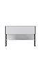 Hanah Home Luxe Cómoda Blanco y Negro